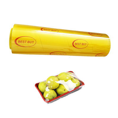qualidade  Anti Tarnishing Food Moisture Proof Cling Film Transparent PVC Sticky Stretch Cling Film fábrica